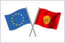 European Union and Kyrgyz Republic flags © thinkstockphoto