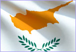 Cyprus flag @ European Union
