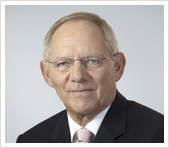 SWolfgang Schäuble, Federal Minister of Finance and member of the German Bundestag