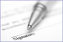 Contract ready for signature © istockphoto