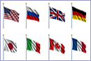 Group of Eight - Sovereign-state flags of the G8 countries © Carsten Reisinger –Fotolia.com