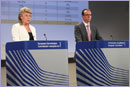 Joint press conference by Viviane Reding, Vice-President of the EC, and Algirdas Šemeta © European Union Joint press conference by Viviane Reding, Vice-President of the EC, and Algirdas Šemeta © European Union