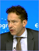 Jeroen Dijselbloem at Eurogroup Press Conference © European Union Jeroen Dijselbloem at Eurogroup Press Conference © European Union