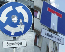 Road signs stereotypes and intolerance