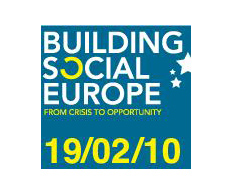 Building social europe conference logo