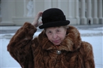 Aldona Mikalauskiene, 71 anos, modernizou a sua empresa de contabilidade em Vilnius, Lituânia. 