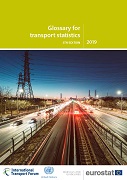 Cover image of the publication 'Glossary for transport statistics'