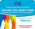 2016 EESC Civil Society Prize logo