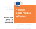 'A digital single market in Europe' cover