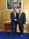 Vice President Ansip with An Taoiseach Enda Kenny TD
