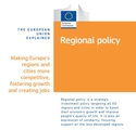 Regional Policy cover of the EU explained series