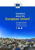 Questions about the European Union? Europe Direct flyer cover