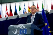 President Juncker addressing the European Parliament