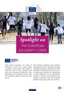 'Spotlight on the European Solidarity Corps' cover