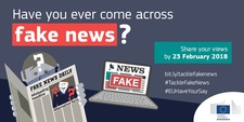 Promotional image for the fake news consultation