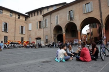 Erasmus students in Bologna