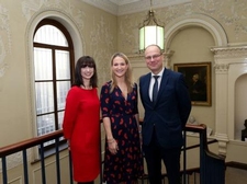 Aisling Ní Shuilleabhaín, Minister Helen McEntee and Commissioner Navracsics