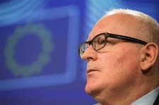 EU Commission first Vice President Frans Timmermans