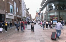Shoppers in Dublin