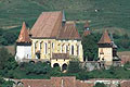 Kirke fra slutningen af 1400-tallet i byen Biertan
