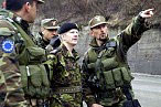 Militares da UE em acção.