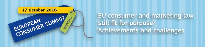 European Consumer Summit 2016 banner