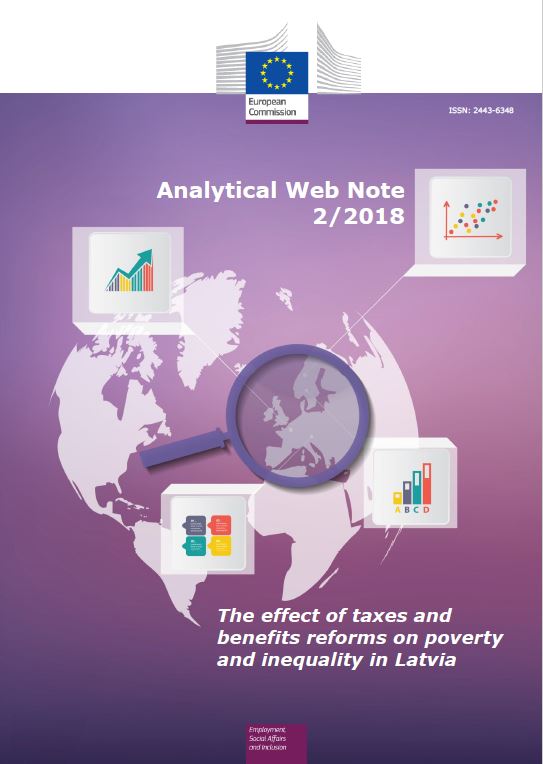 Analytical Web Note 2/2018 - The effect of taxes and benefits reforms on poverty and inequality in Latvia 