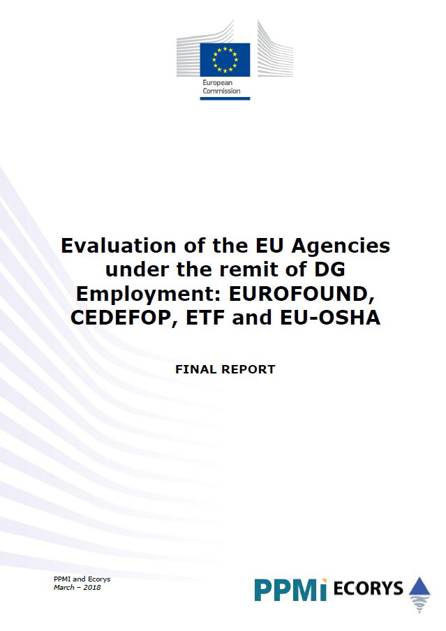 Evaluation of the EU Agencies under the remit of DG Employment