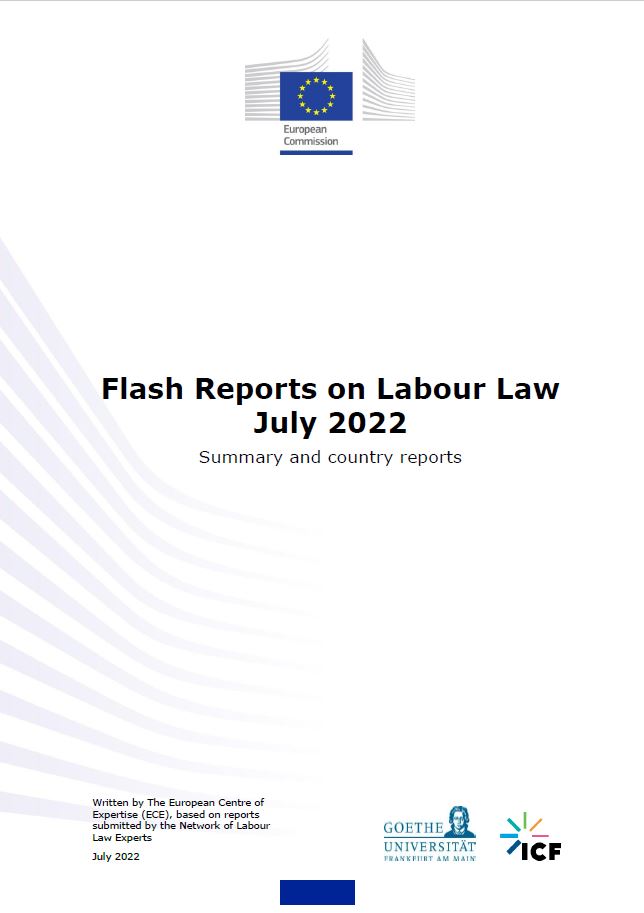 Flash Reports on Labour Law - July 2022