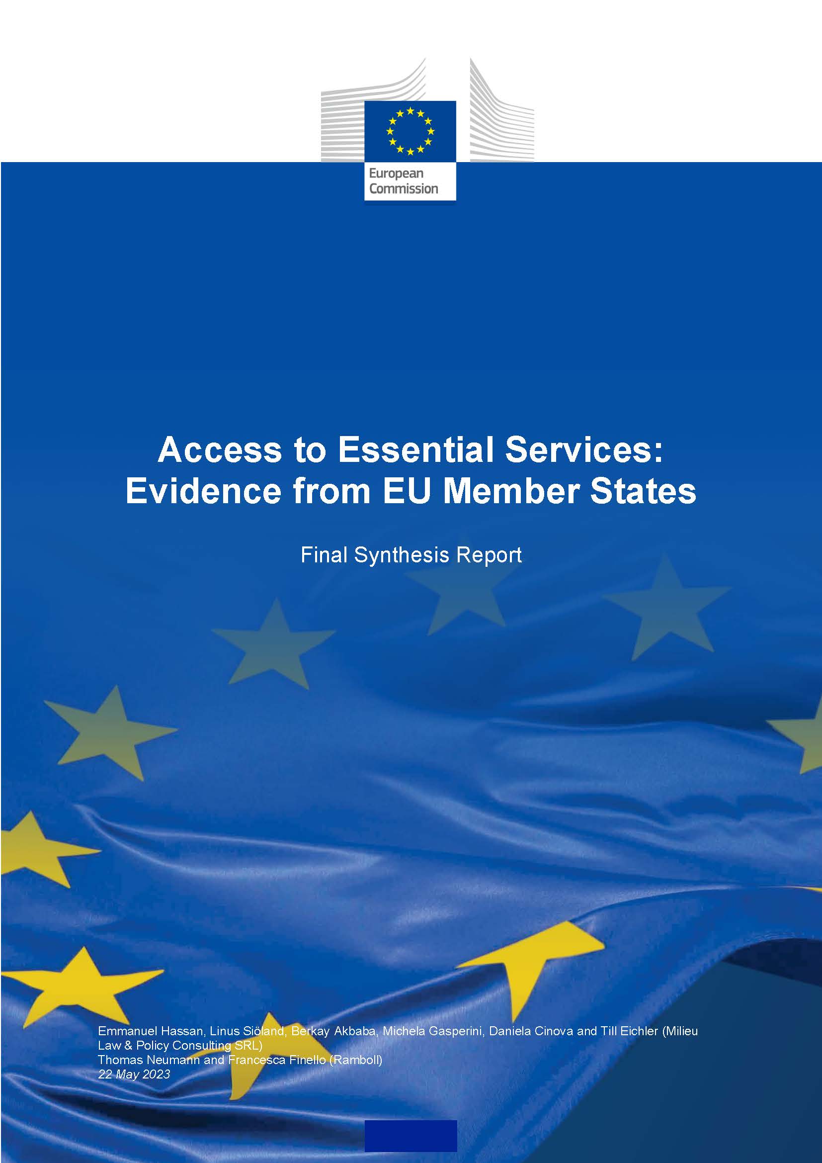 Access to Essential Services: Evidence from EU Member States
Final Synthesis Report