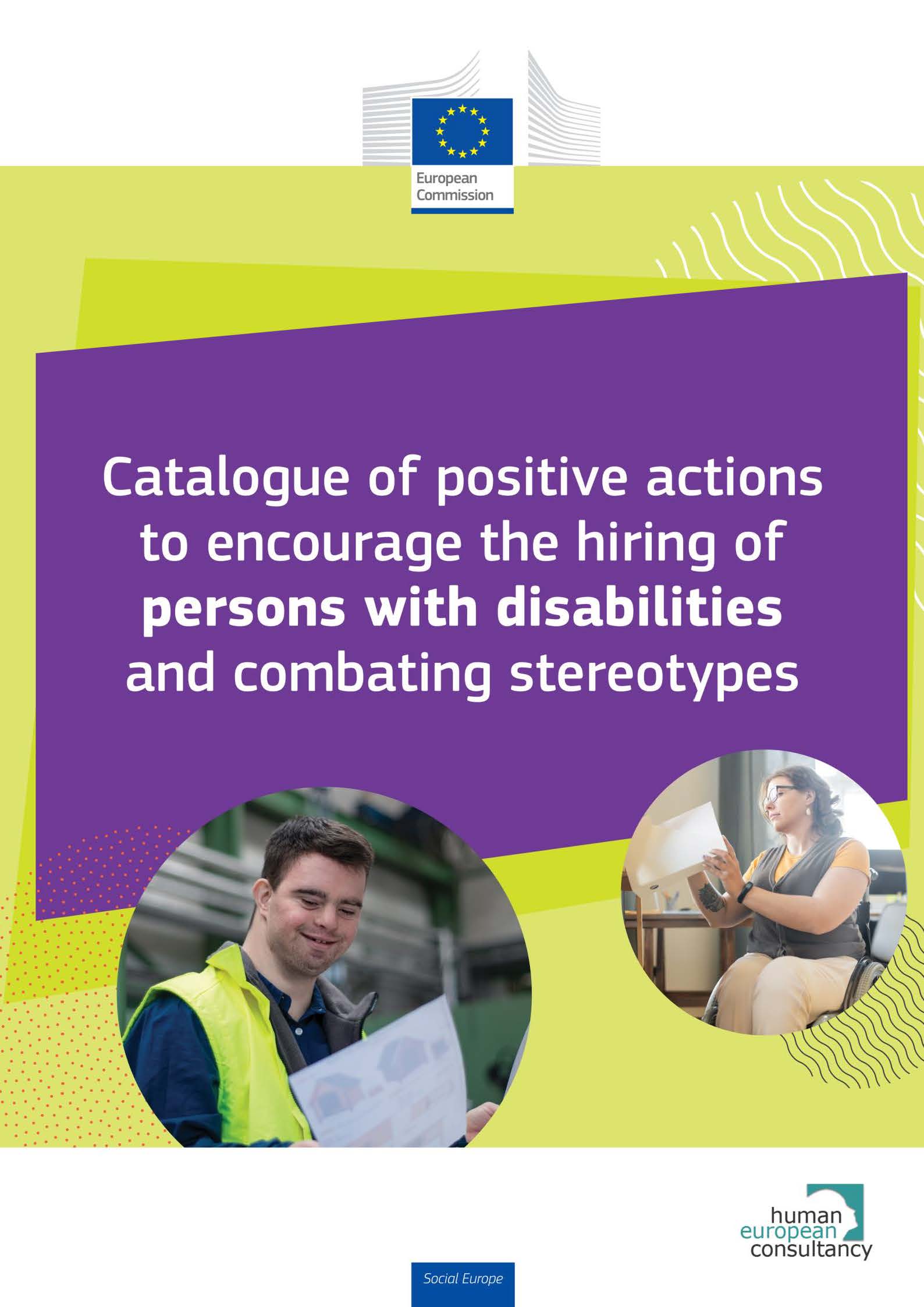 Каталог с позитивни мерки за насърчаване на наемането на работа на хора с увреждания и борба със стереотипите
