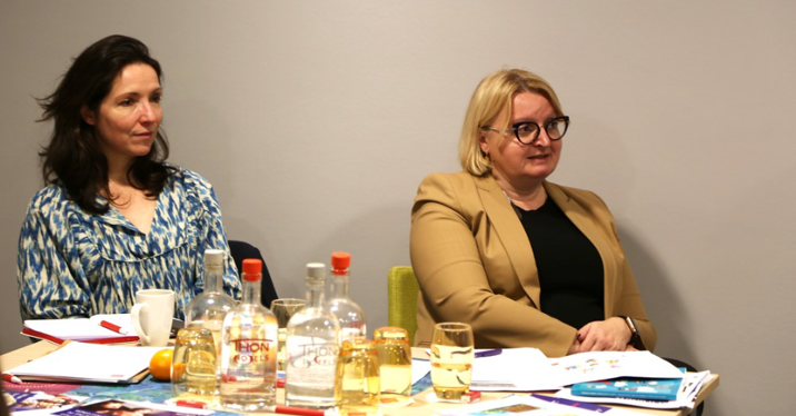 Picture of Katarina Ivanković, Director for Social Rights and Inclusion at the European Commission, met with participants of the Reaching In project