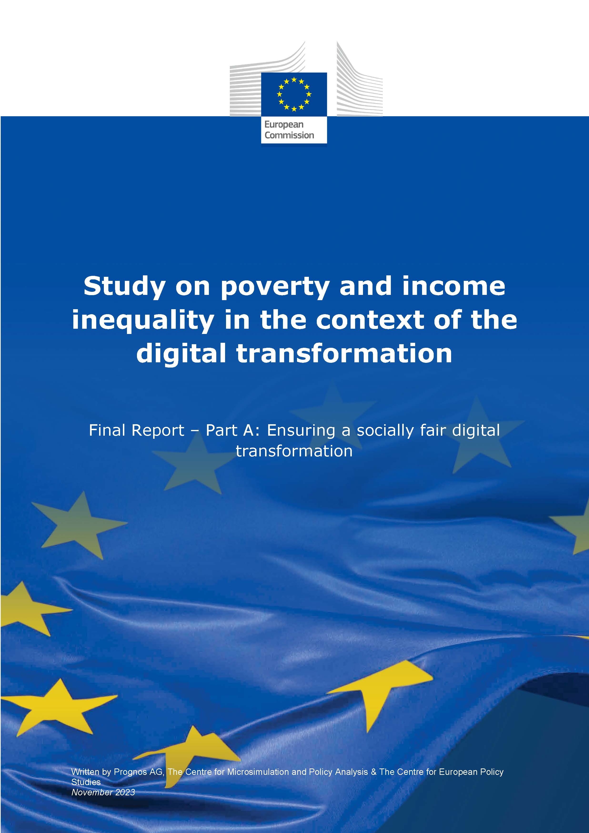 Study on poverty and income inequality in the context of the digital transformation