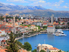 Split, Croatie. Site du patrimoine mondial de l'UNESCO.