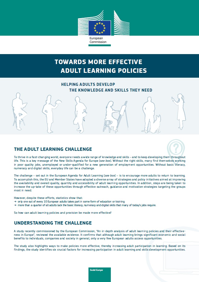 Към по-ефективни политики за обучение на възрастни 