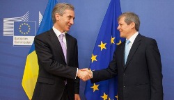 Dacian Cioloş s-a întâlnit la Bruxelles cu prim-ministrul Republicii Moldova, Iurie Leancă 