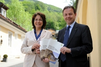 Commissioner Maria Damanaki with Nicolaus Berlakovich, Austrian Minister of Agriculture, Forestry, Environment and Water Management 