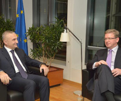 EU-Albania: With I.Meta on cross-party cooperation in parliament