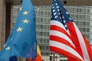 EU and USA flag