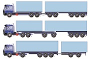 Longer modular trucks