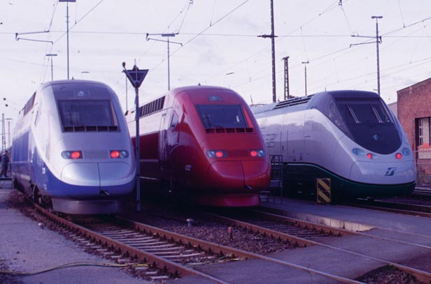 hi-speed trains
