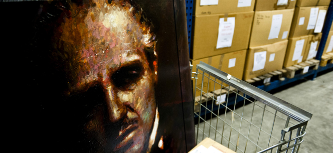 Artwork confiscated from criminals by the Dutch confiscation authority. Photo: European Union