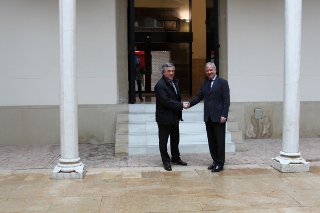 02/05/11 - VP Tajani with President of the Autonomous Community Ramón Luis Valcárcel in Murcia, Spain
