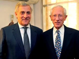30/10/11 - Meeting Vice-President Tajani with Prof. STanley Fischer, Governor of the Bank of Israel