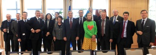 22/11/11 - Participation of Antonio Tajani, Vice President of the EC in charge of Industry and Entrepreneurship at a working lunch with CEOs of the European fashion industry © EC