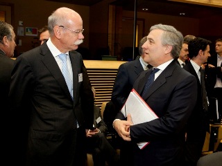 02/12/11 - Antonio Tajani at the right and M.Zetsche, CEO Daimler