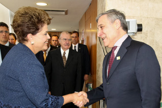 15/12/11 - VP Tajani with Dilma Roussef, President of Brazil