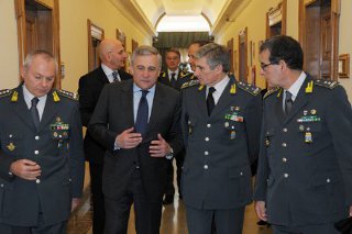 14/01/13 - Vice President Tajani in visit to Guardia di Finanza's headquarters in Rome © European Union