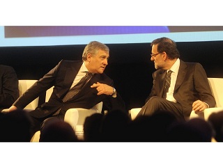 25/01/13 - Mariano Rajoy Brey, Spanish Prime Minister, on the right, and Antonio Tajani © European Union