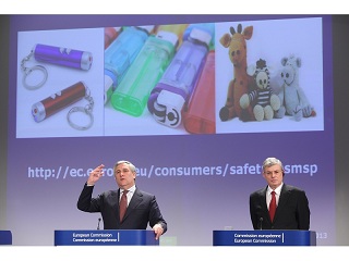 13/02/13 - Joint press conference by Antonio Tajani and Tonio Borg on the Product Safety and Market Surveillance Package © European Union